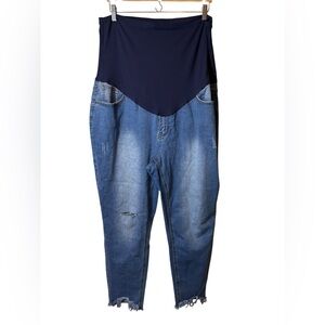 Pinkblush Navy and Blue Maternity Jeans